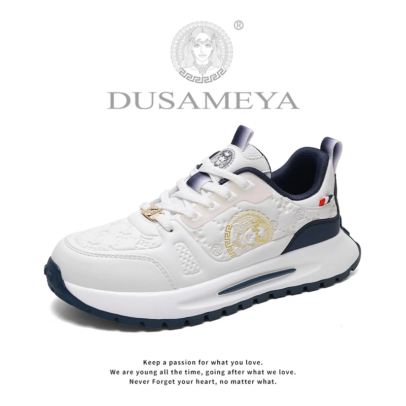 DUSAMEYA/杜莎米娅男鞋秋冬新款轻奢男女潮鞋潮流厚底百搭休闲鞋