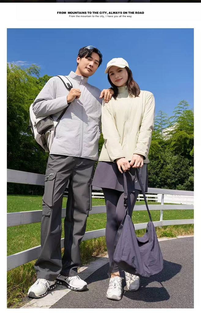 KJ2547情侣男款简约保暖立领休闲外套上衣