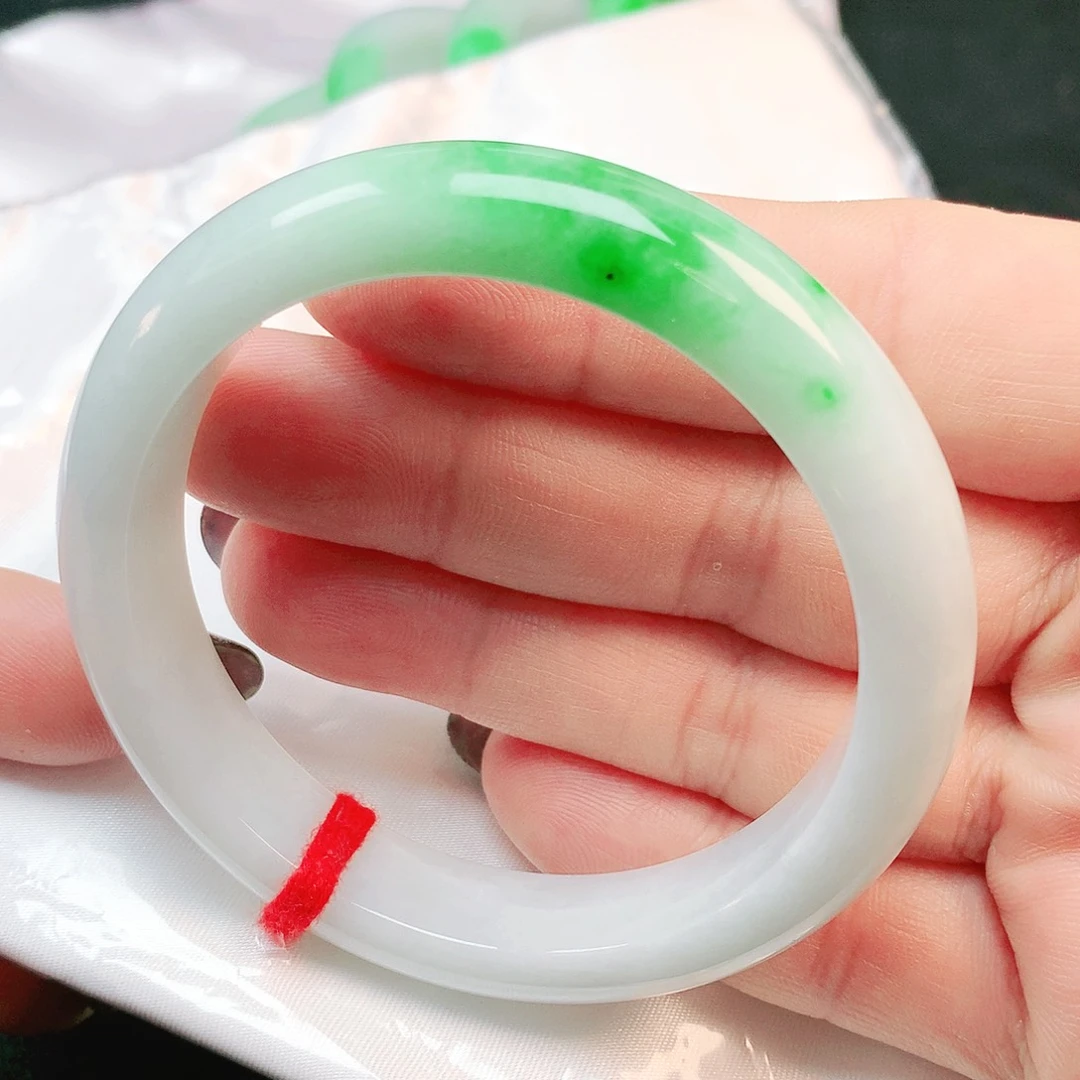 未镶嵌手镯翡翠正圈2491