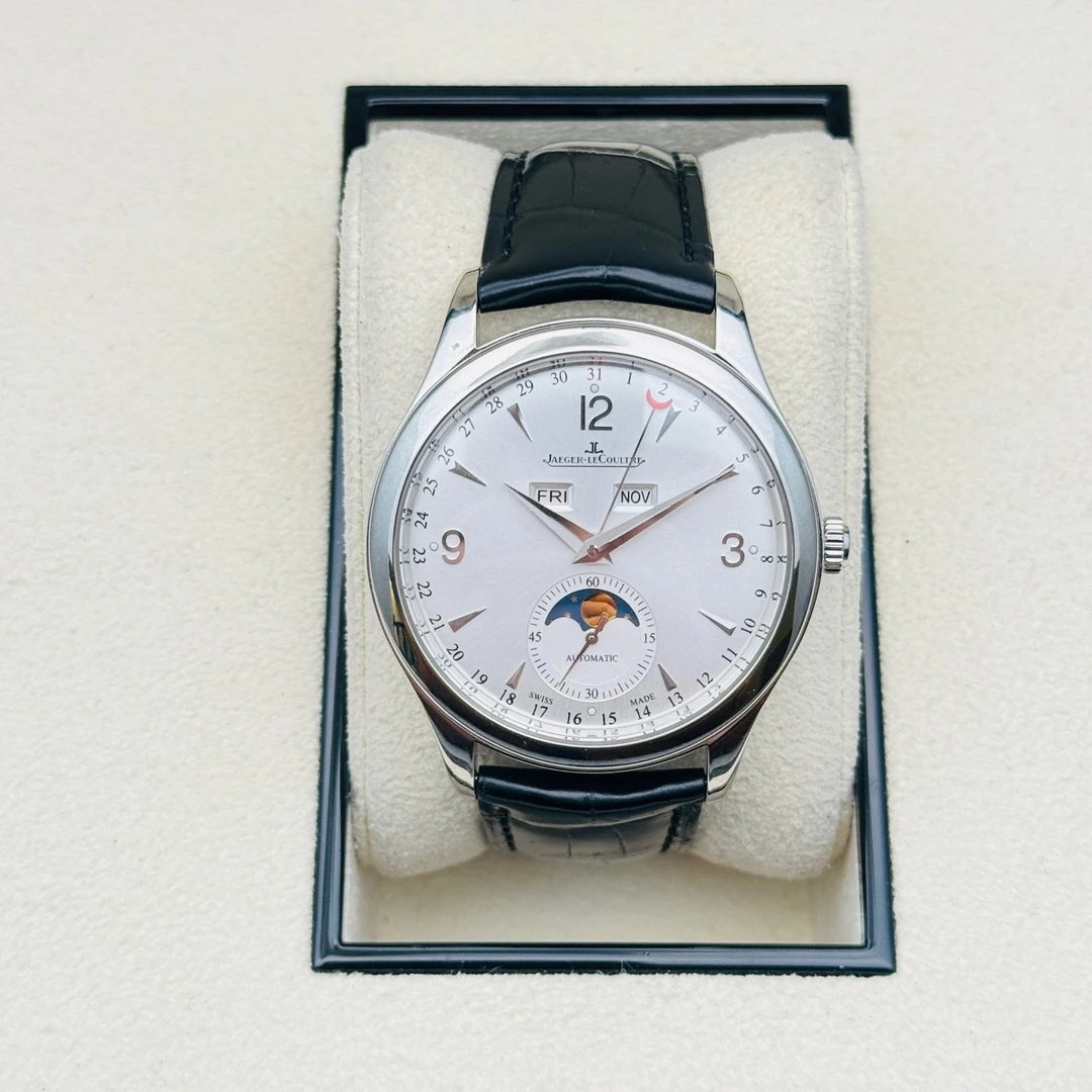 95新 Jaeger-LeCoultre/积家 积家大师1558420手表名表机械表腕表