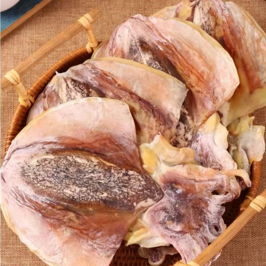 新鲜淡晒墨鱼干煲汤焖肉海鲜干货适合坐月子食用