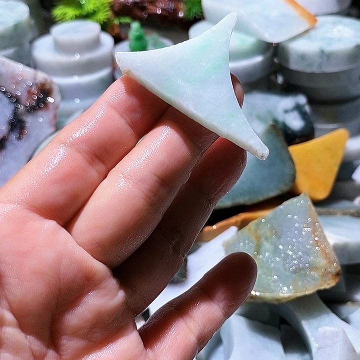 翡翠散珠边角料308