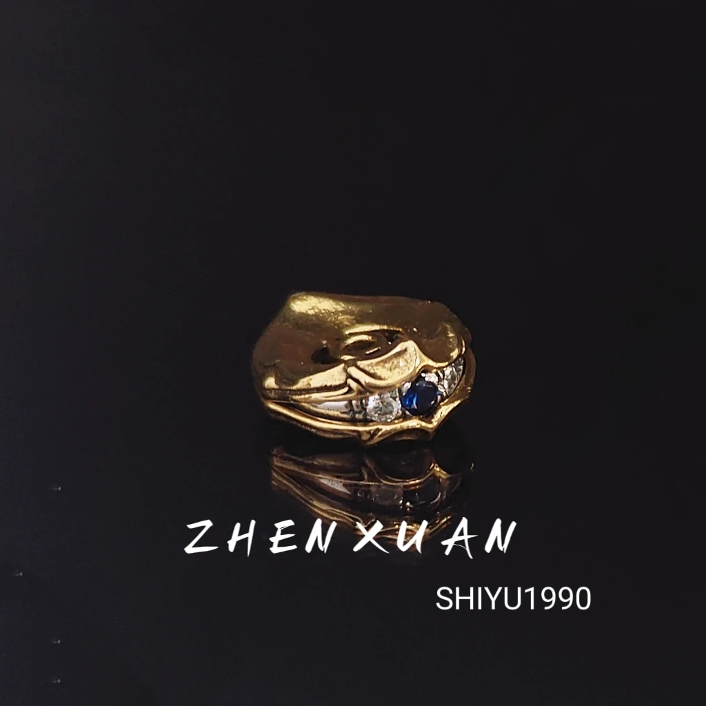 升级款古珐今色荷鲁斯之眼卡环10mm精美配饰（非苏醒藏传配饰）