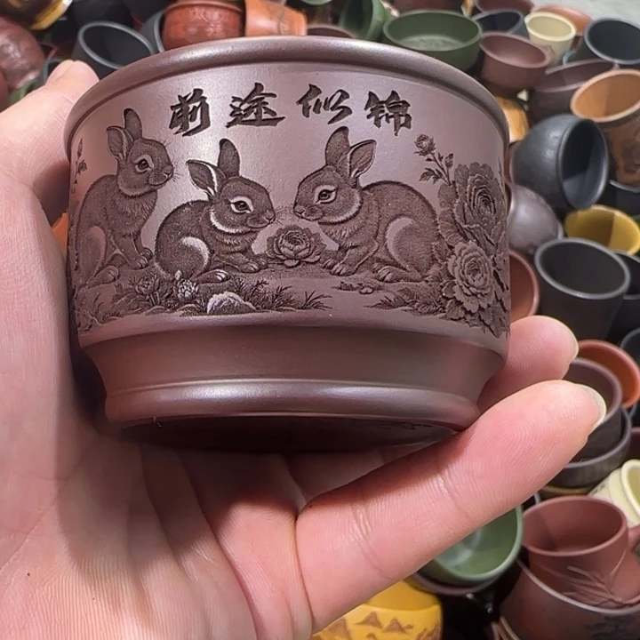茶杯紫砂全手工制作工艺
