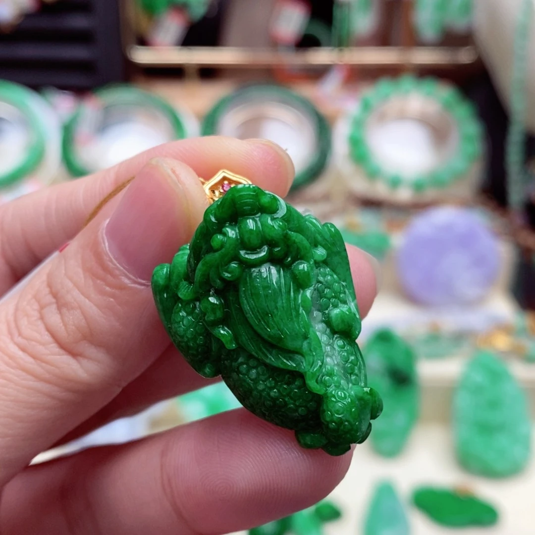 颈饰未镶嵌翡翠翡翠吊坠