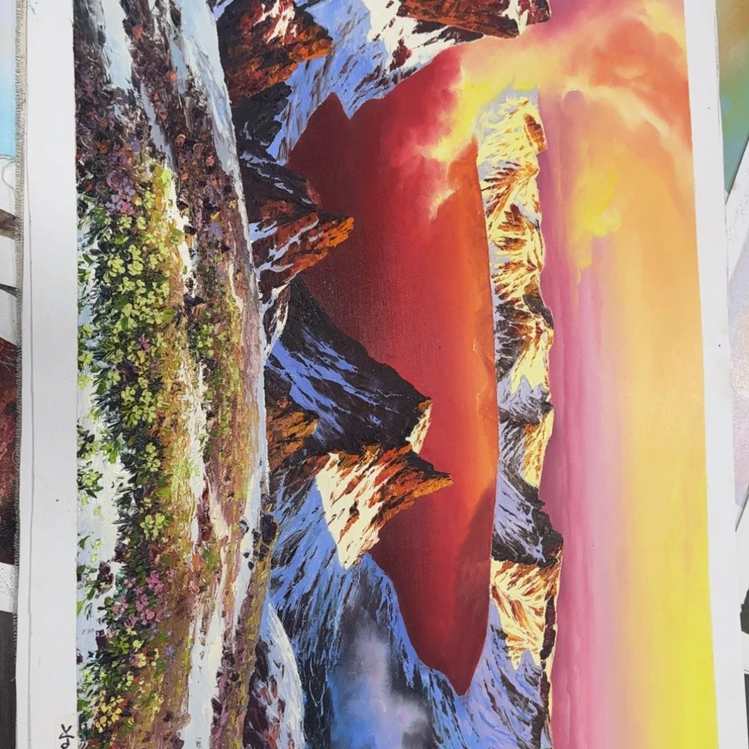 油画你在我心里是个