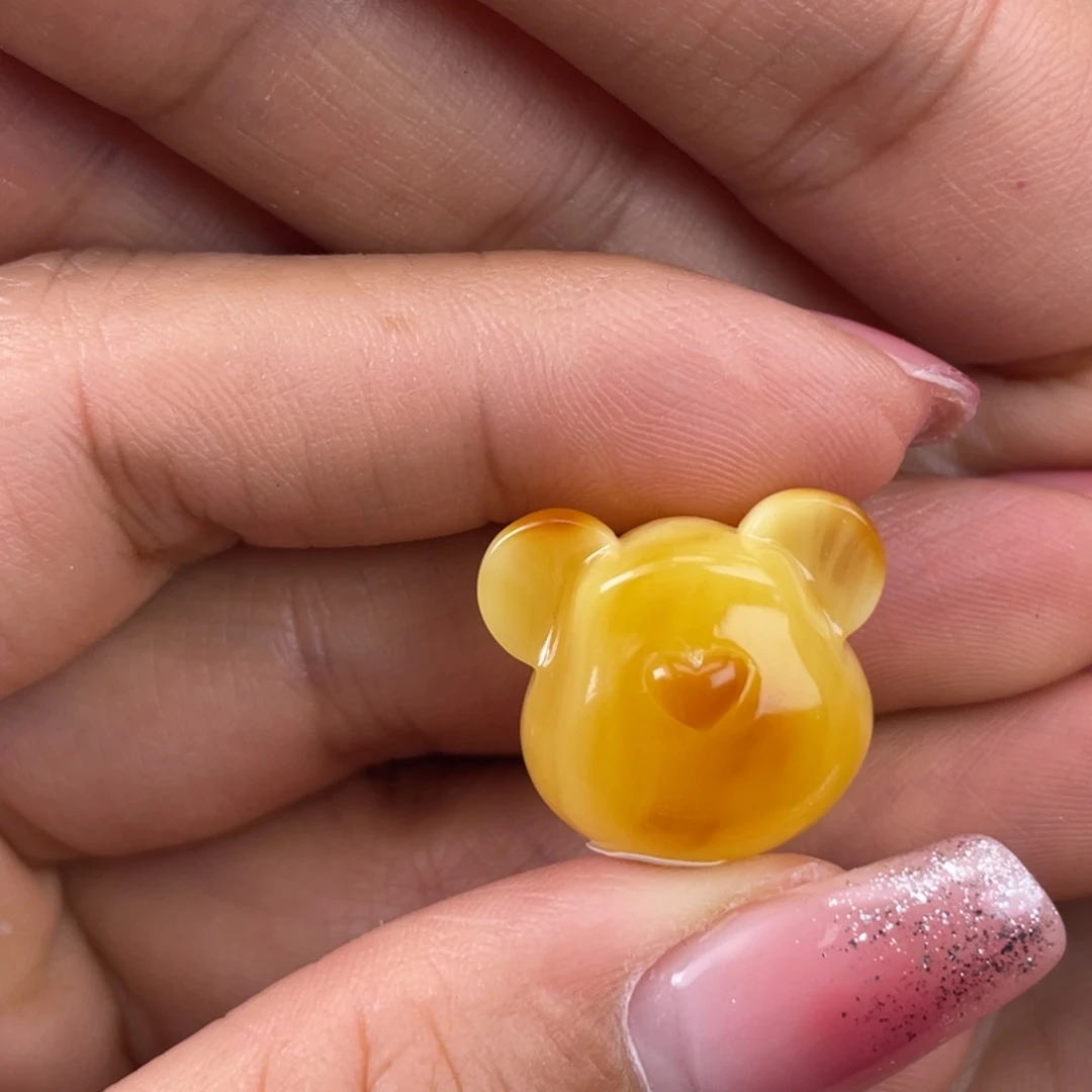 琥珀裸石未镶嵌蜜蜡