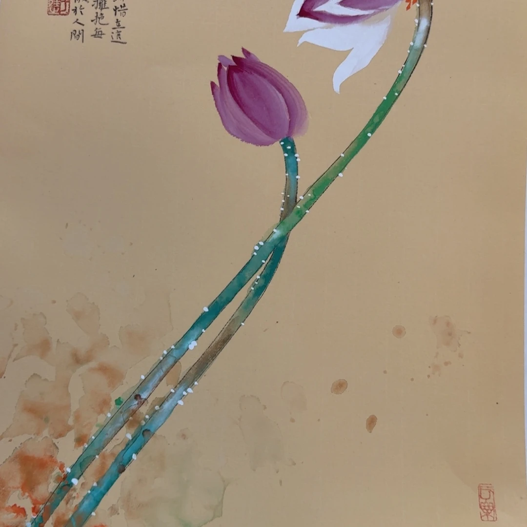 国画国画作品山水花鸟