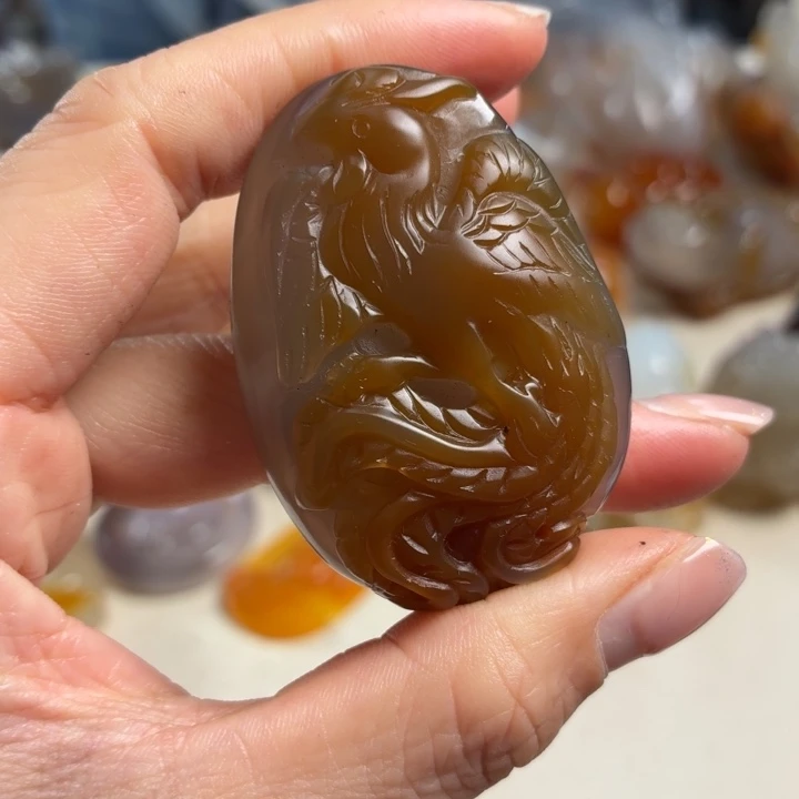 玛瑙/玉髓未镶嵌吊坠(不含链)
