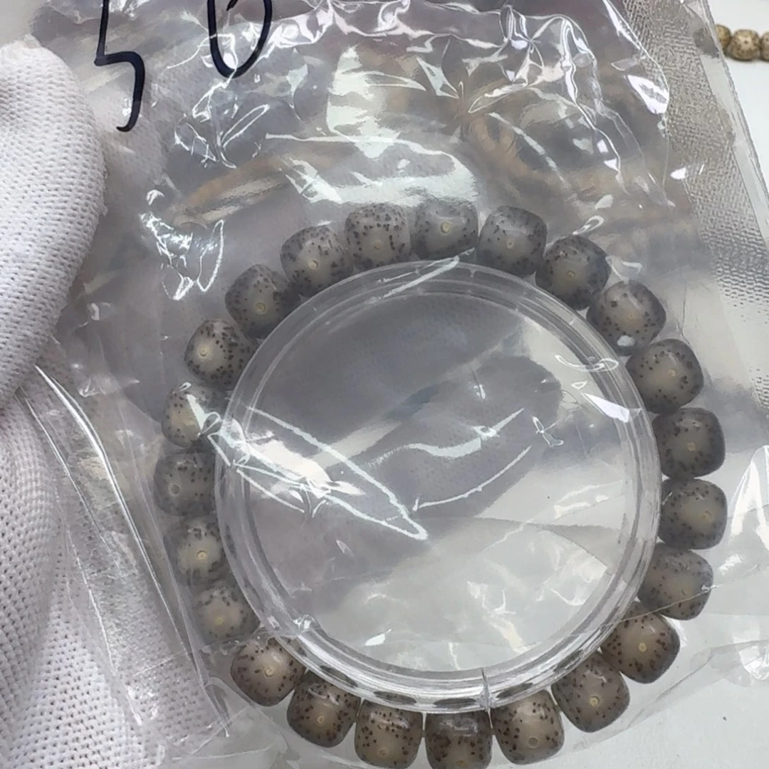 星月菩提手串36梵天小冰糖月留白银河10单圈