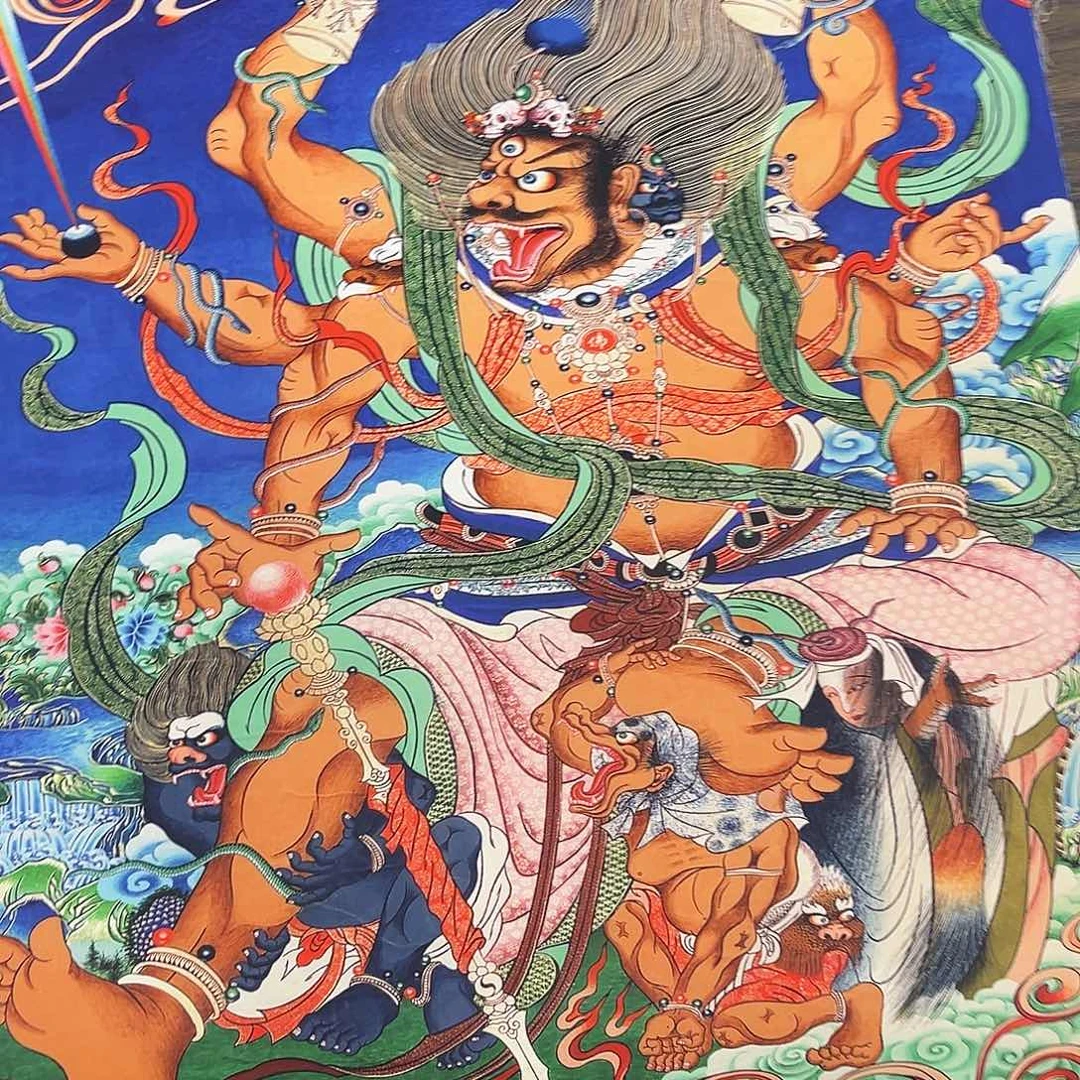 卷轴画唐卡精品原作