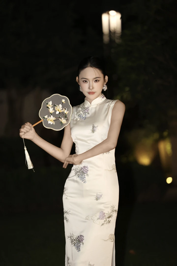 Jiangyining风信旗袍女夏日常年轻改良版新中式2025