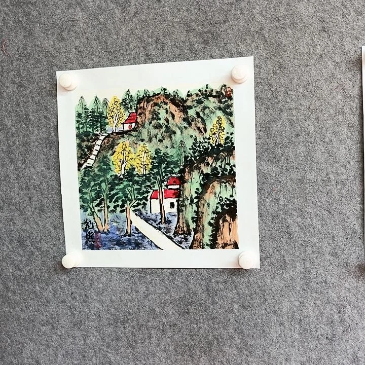 书法严纪照绘画作品