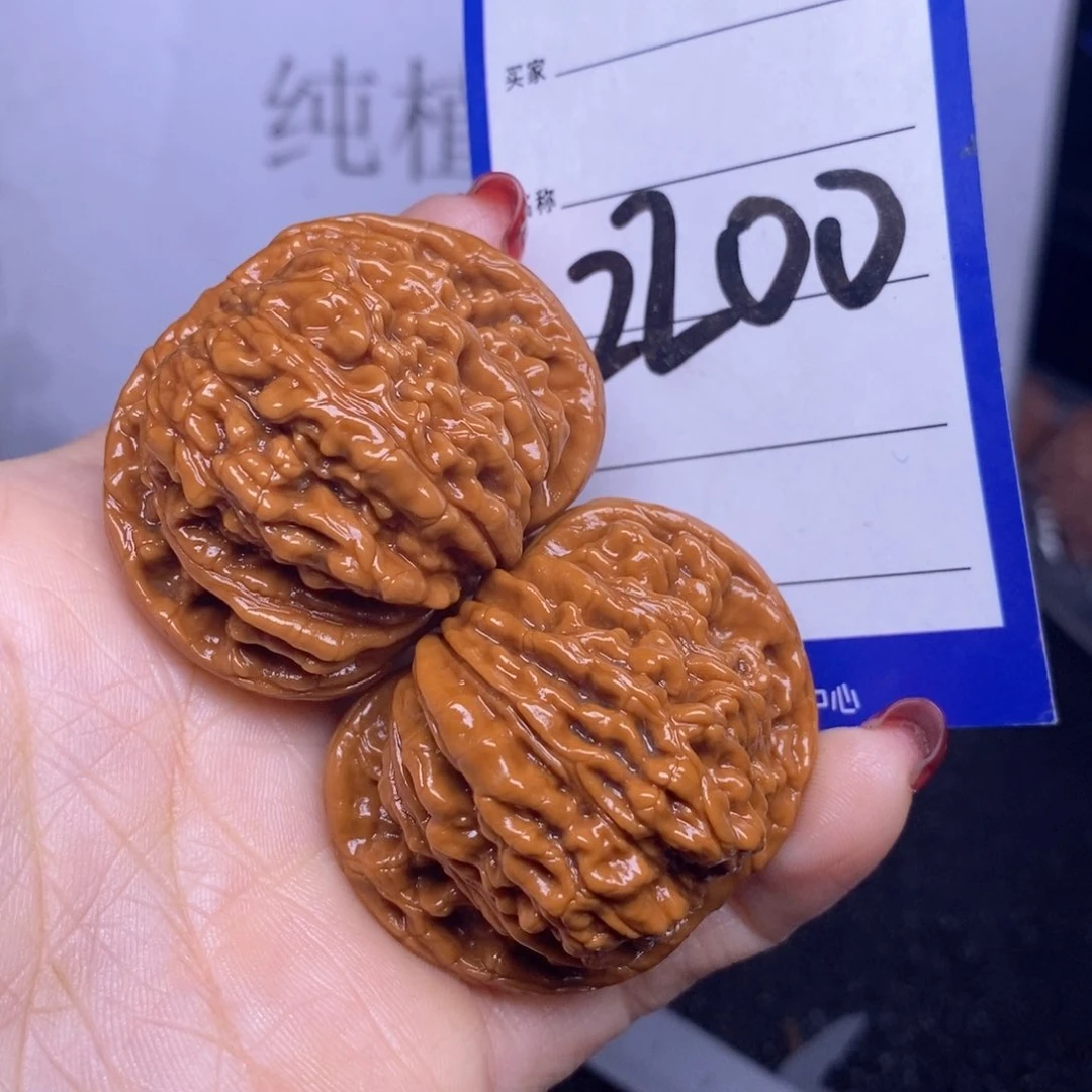 文玩核桃把件2200/44四座楼