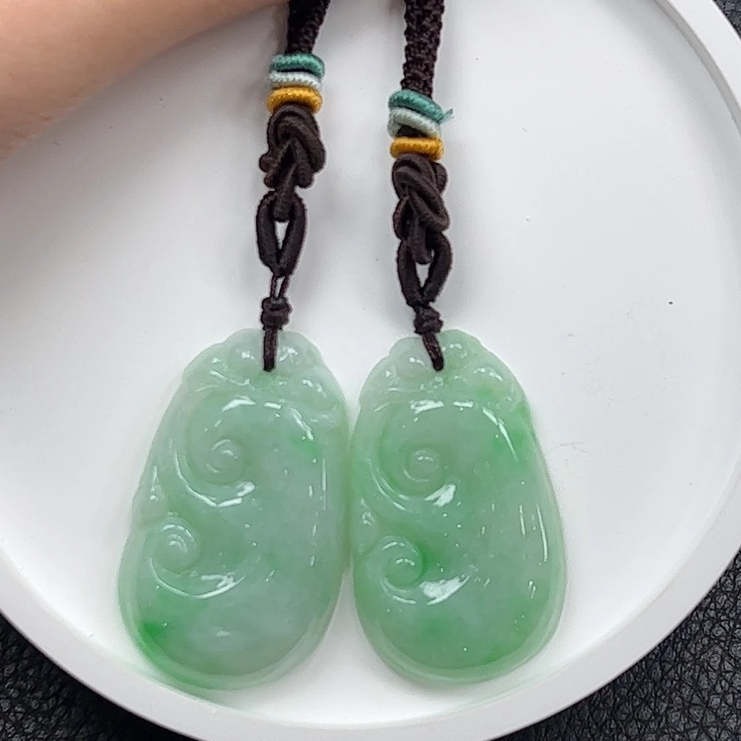 翡翠未镶嵌颈饰如意多样性发一