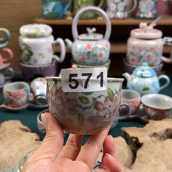 景德镇陶瓷手绘作品571微瑕