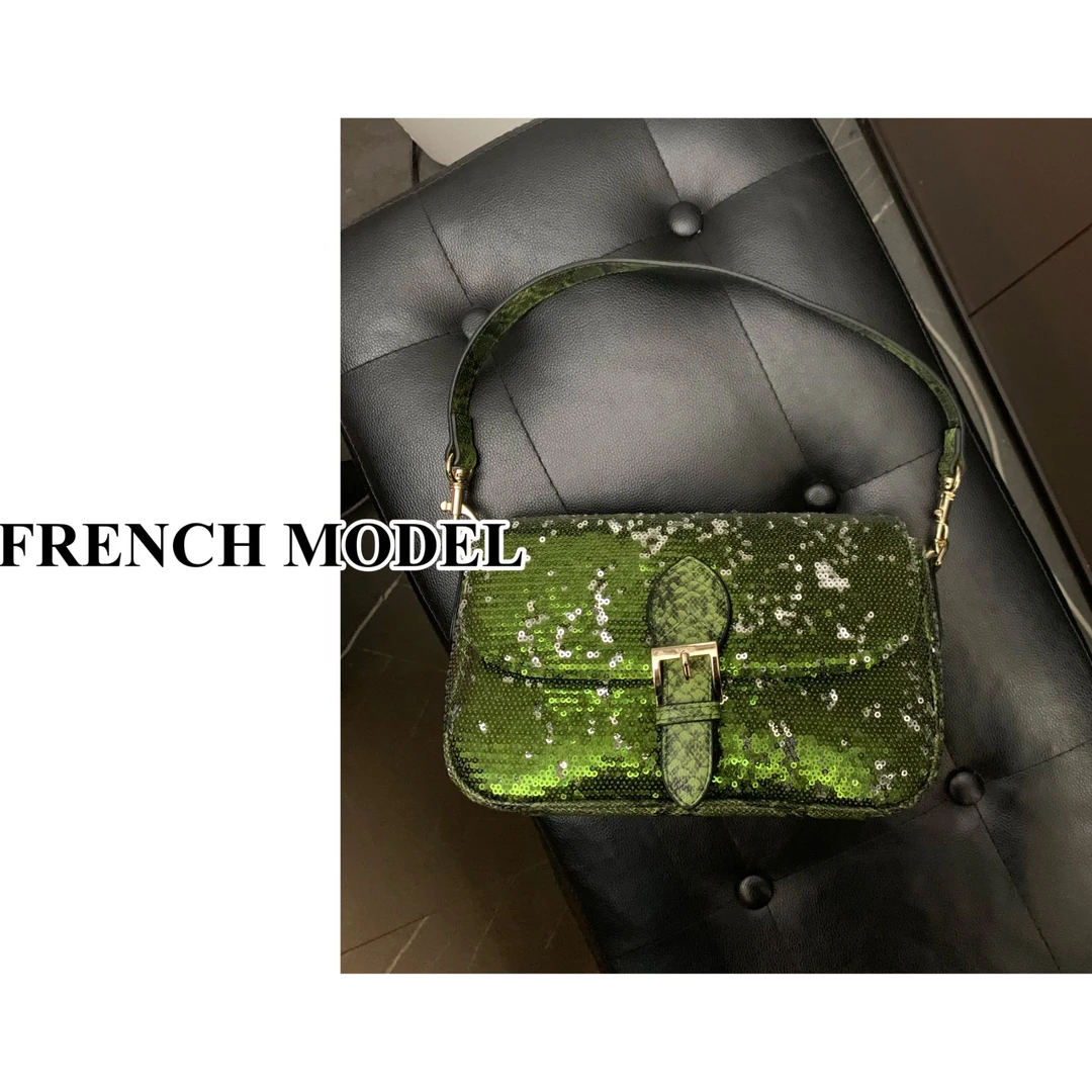 FRENCH MODEL. 时尚名媛亮片闪闪气质潮流包包潮