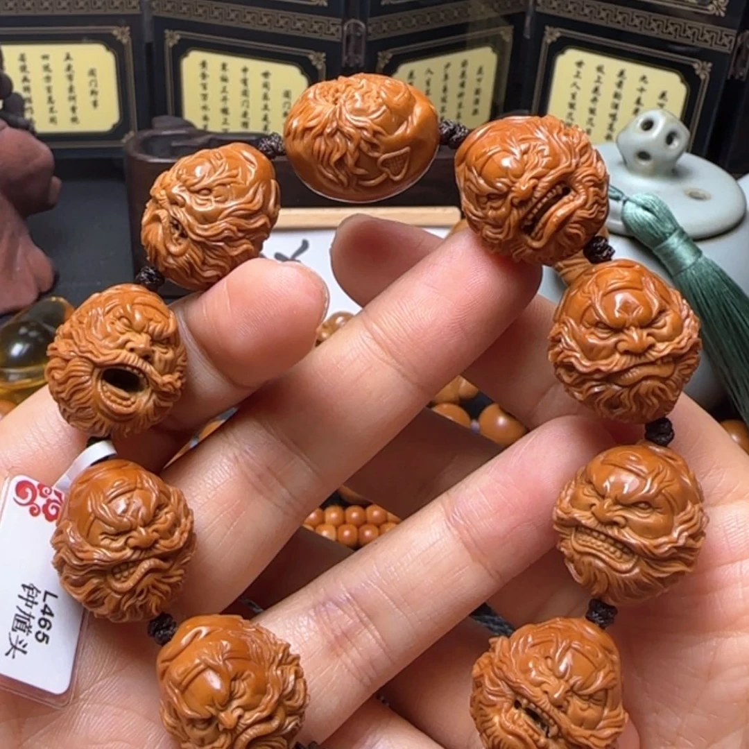 【闪购商品】橄榄核把件钟馗头