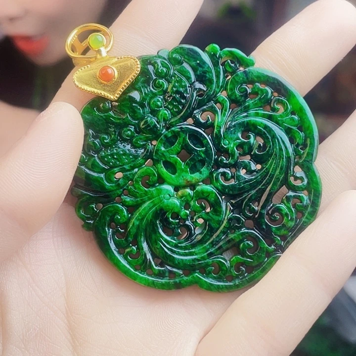 翡翠银S925镶嵌颈饰多样性