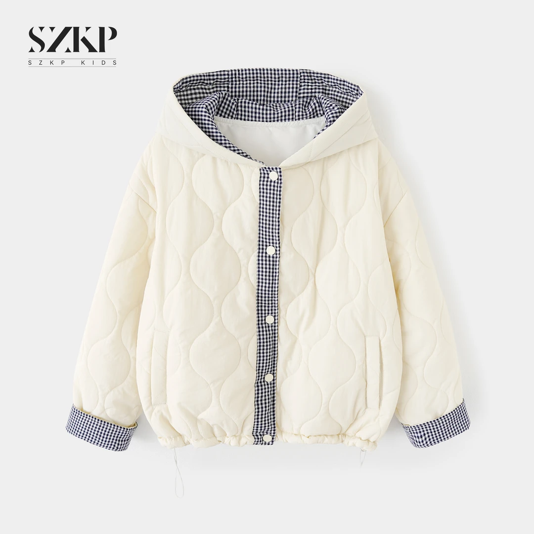 SZKP冬季新款女童装洋气上衣中大童休闲时尚儿童外套BGYD556229
