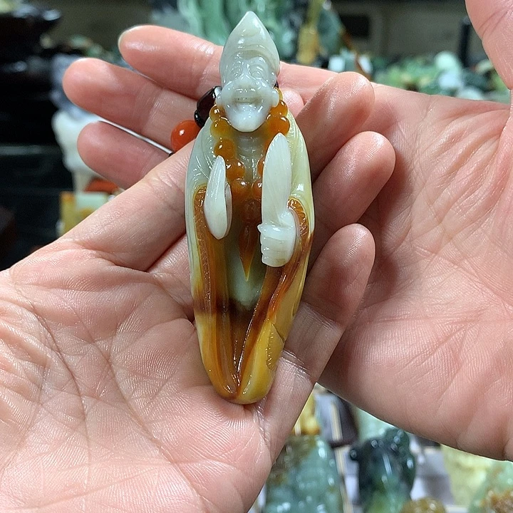 岫玉手把件未镶嵌C****l