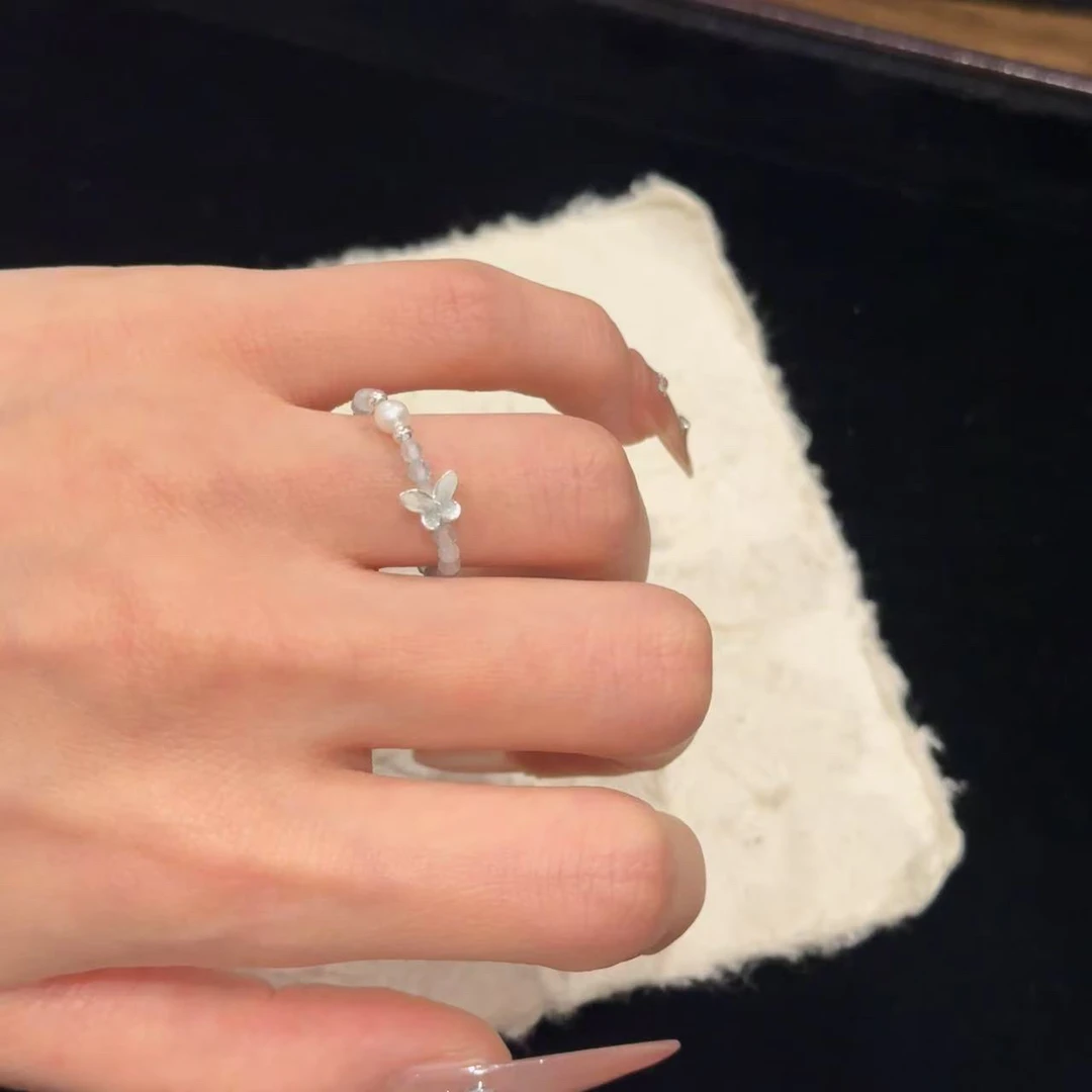 S400 海蓝宝银配戒指