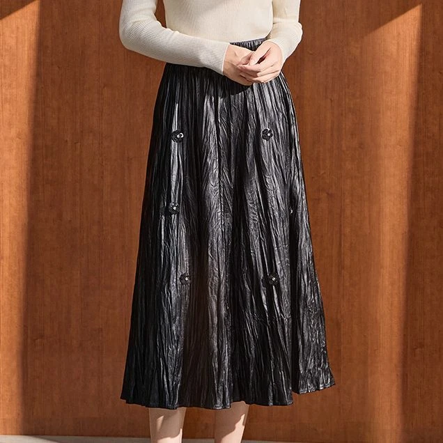 【粉丝专享】时尚百搭A字半身裙VDAC38SKA0