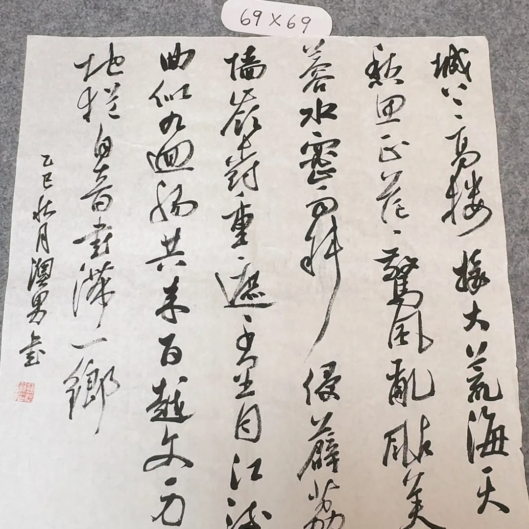 书法国展书家谢澳男69×69