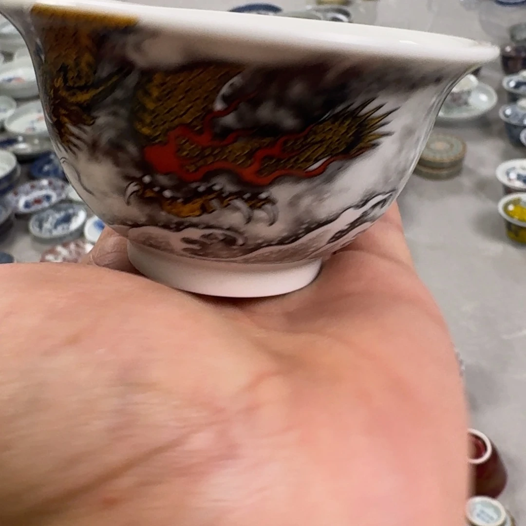 摆件金龙降世大压手