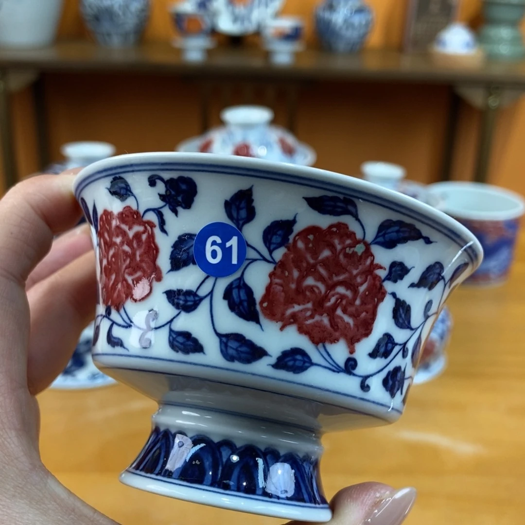 手绘现代茶具非古董