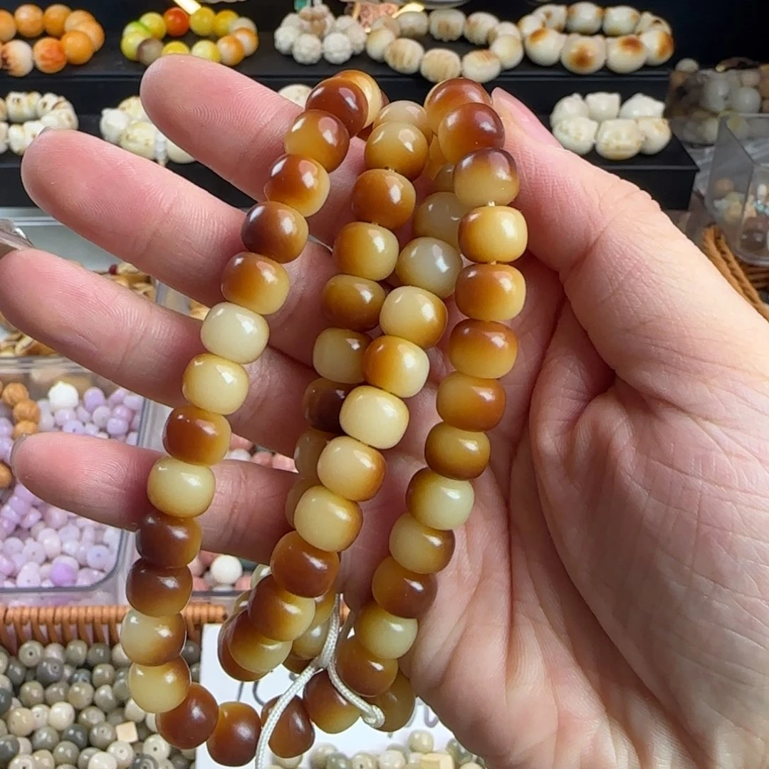 菩提根/象牙果手串卡10溏心飘花桶100+14备珠