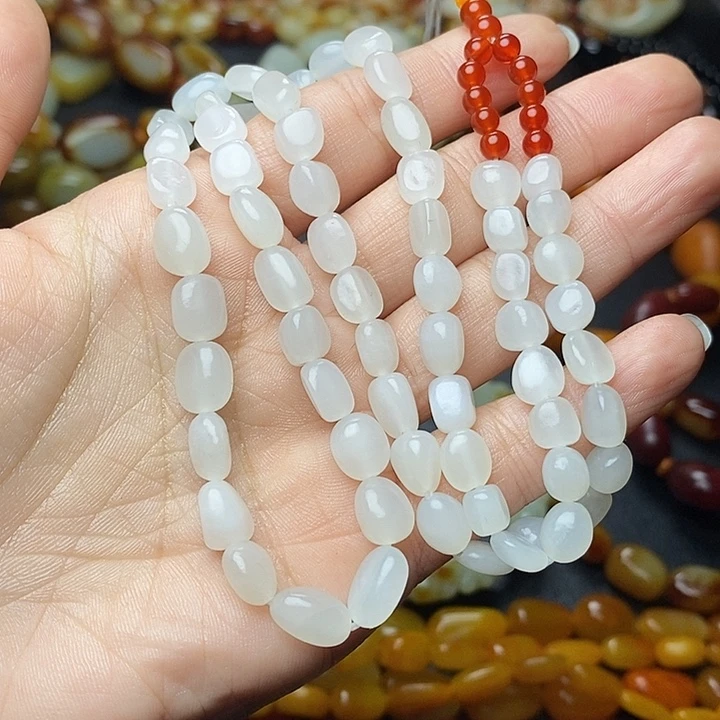 成***哥和田玉未镶嵌手链