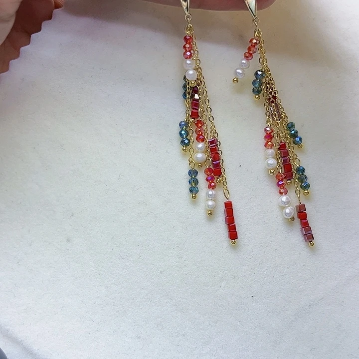 淡水珍珠颈饰银S925镶嵌