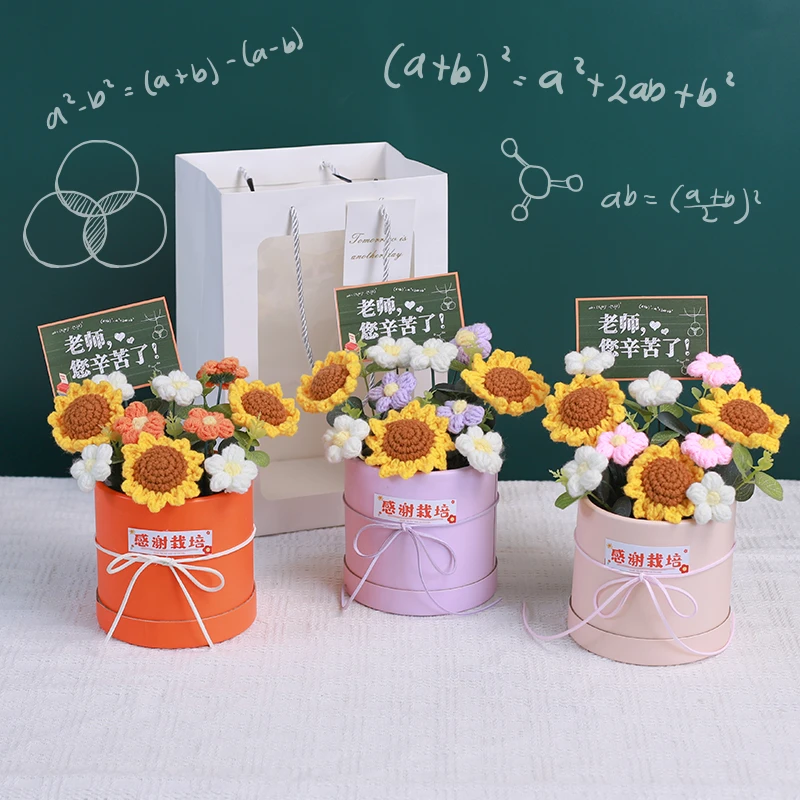 【老师可以摆放的抱抱桶】教师节礼物小学送老师2025新款向日葵花束