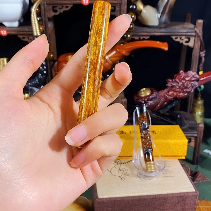 高端定制金丝楠烟嘴