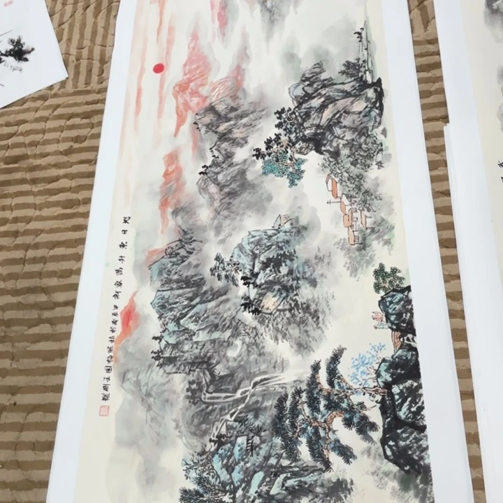 国画花鸟的翅膀四尺