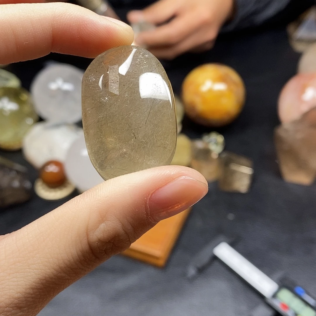 绿水晶珠宝半成品未镶嵌504水晶石