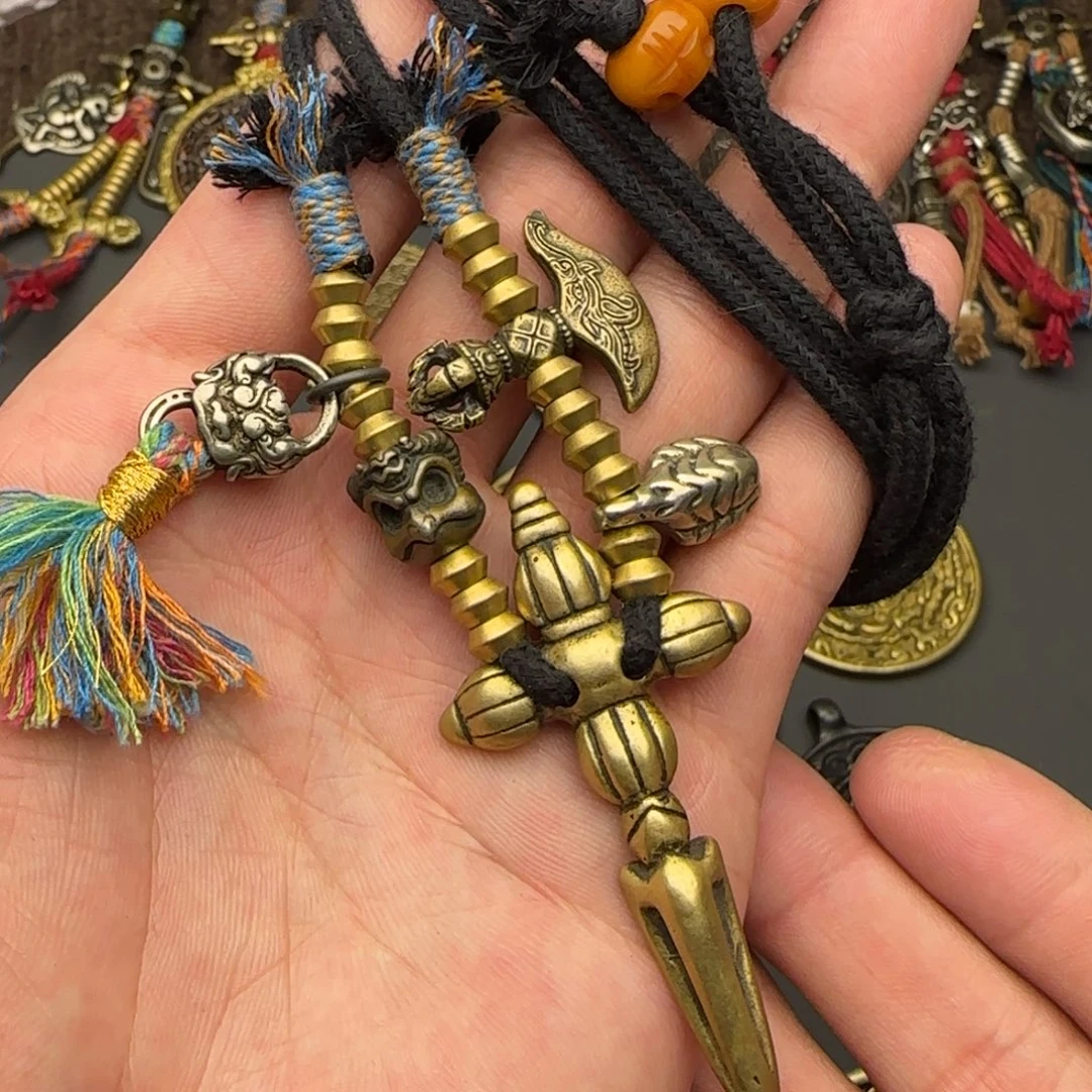 老铜普巴杵锁骨链