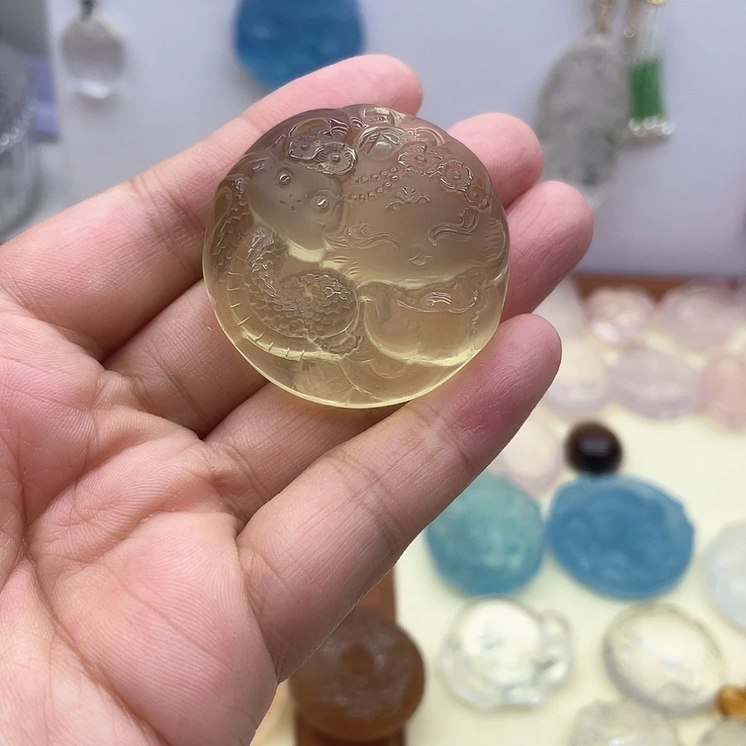 未镶嵌吊坠(赠链)水晶玫****风