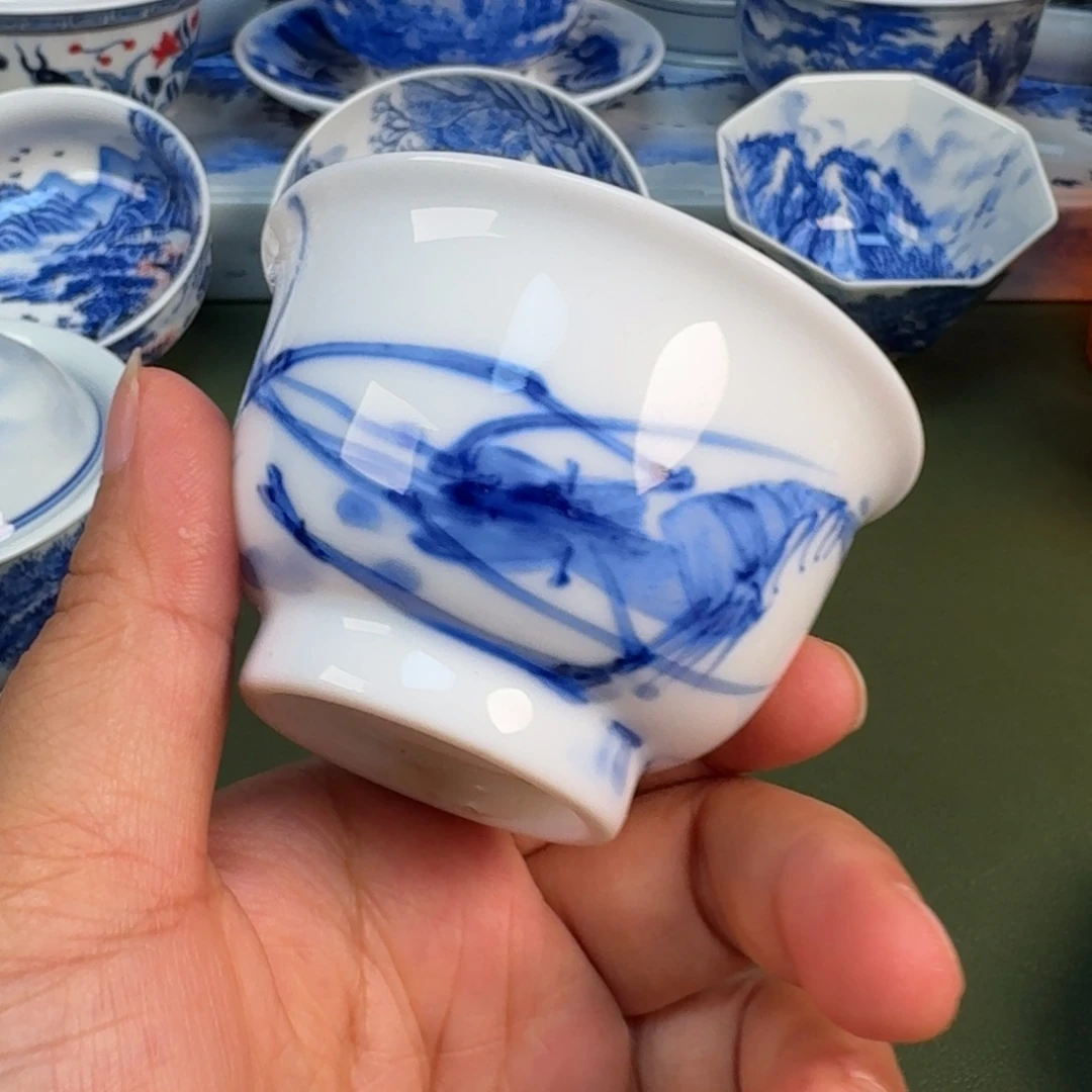 景德镇纯手绘茶具圆圆238