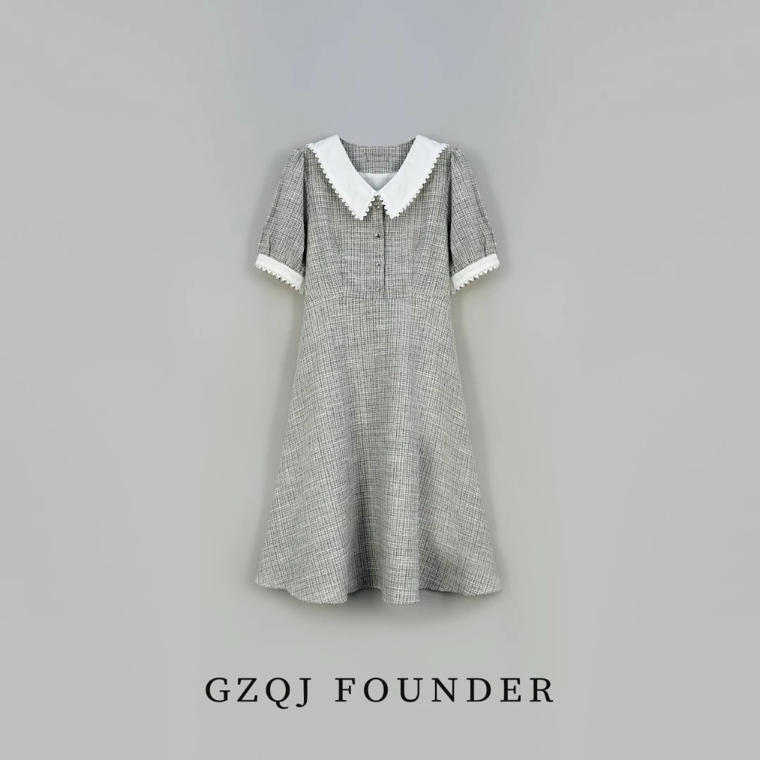 广州琴姐 气质时尚百搭休闲女装连衣裙 230828