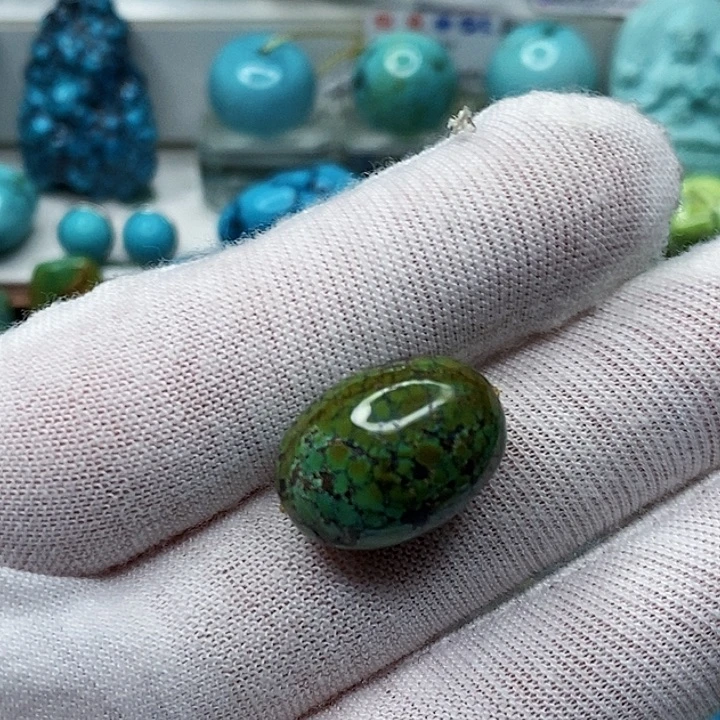 绿松石未镶嵌天然原矿 地大质检