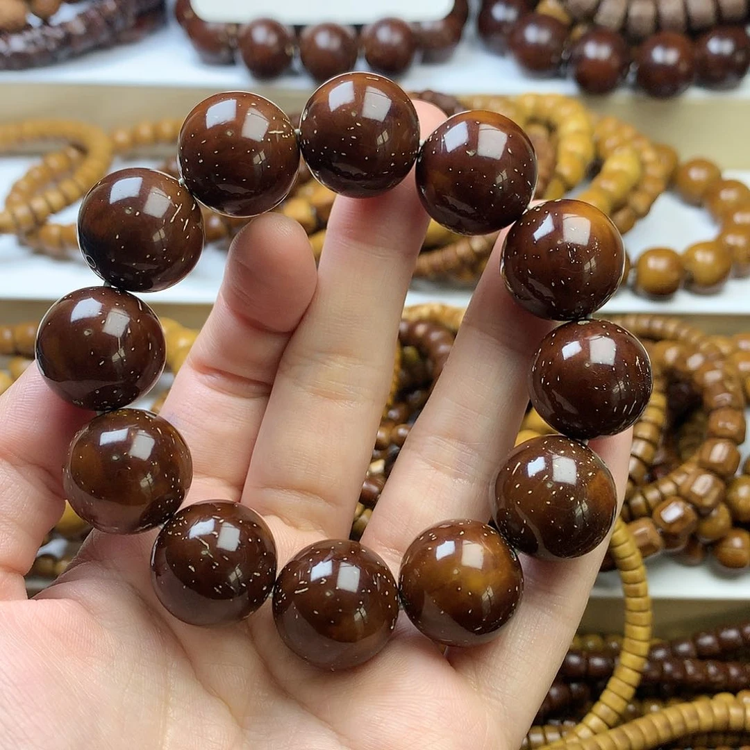 【闪购商品】紫金鼠手串19红皮圆珠