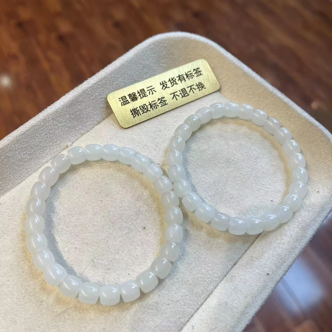 【胖】和田玉手串多样性发其一@k