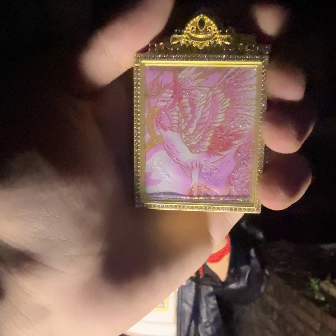 吊坠仙鹤-热贡纯手绘-娜娜