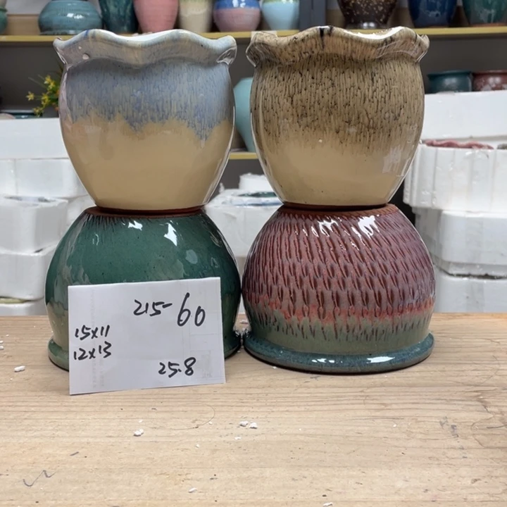 紫砂花盆多肉花盆微瑕60