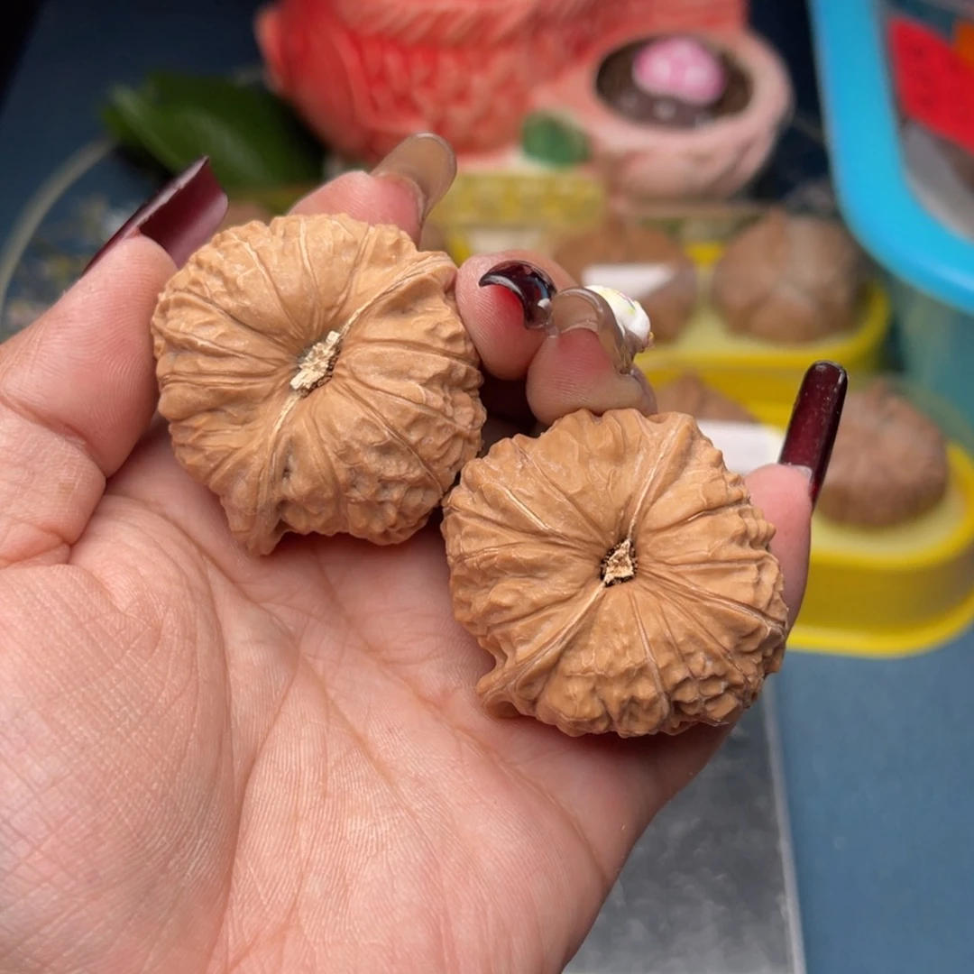 文玩核桃把件南瓜墩43