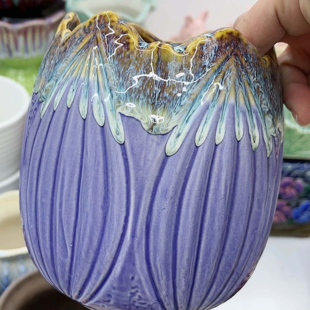 【闪购商品】陶瓷多肉绿植陶瓷花盆