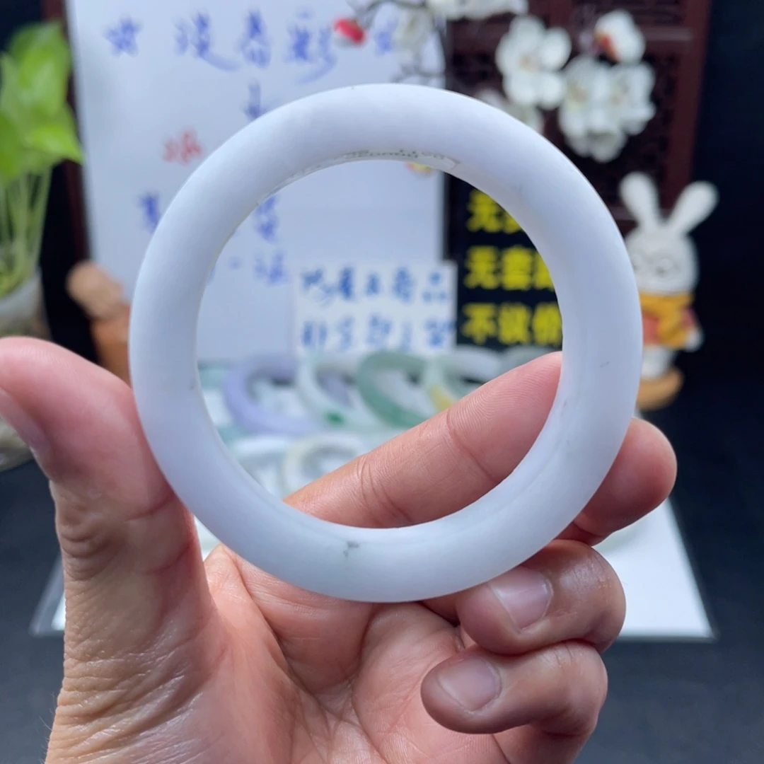 未镶嵌56-57正圈定制翡翠手镯