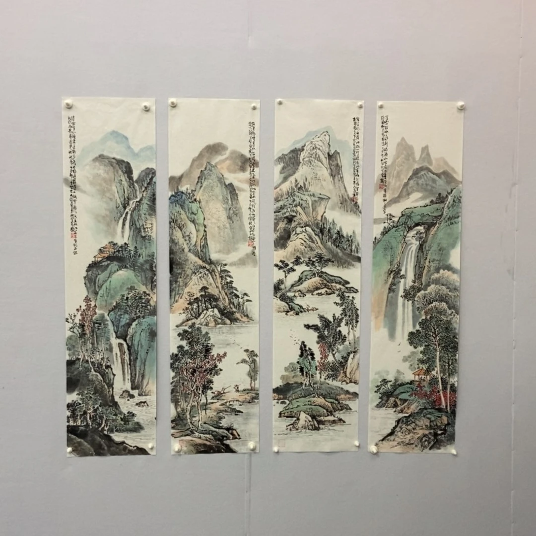 觀***濤国画墨鱼精品墨鱼精品